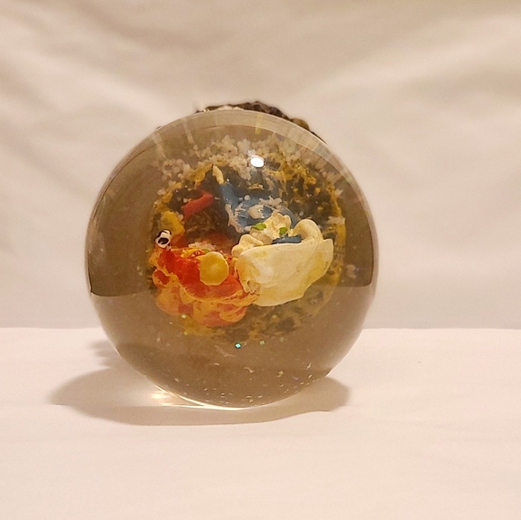 Vintage Snowglobe Musical San Francisco Music Box Christmas Nativity Scene Globe - Picture 7 of 11